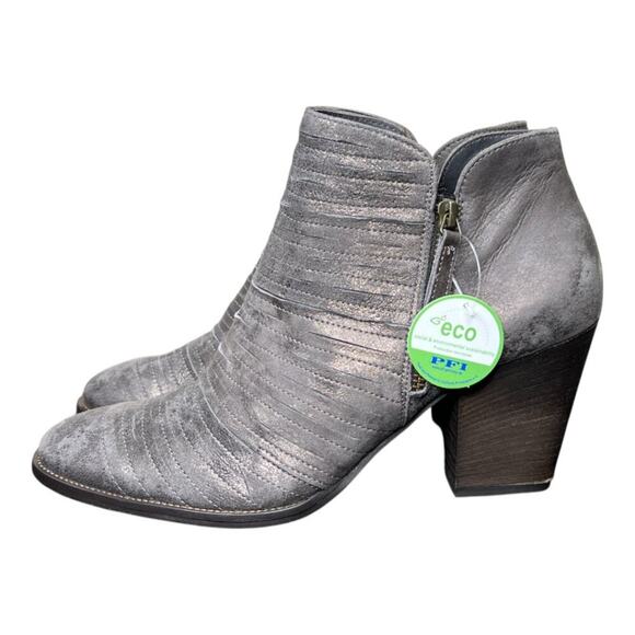 Paul Green Malibu Earth Antique Metallic Booties Size EU 8/US 10.5 - Picture 3 of 10